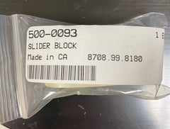 SLIDER BLOCK - UHMW ( 500-0093 )