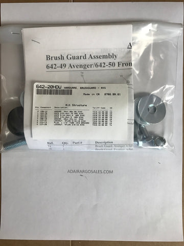 HARDWARE, BRUSHGUARD - AVG ( 642-20HDW )