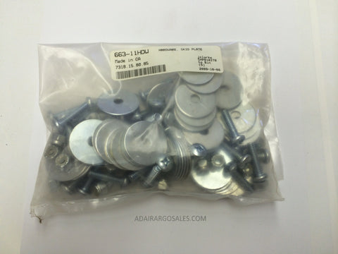 HARDWARE, SKID PLATE ( 663-11HDW )