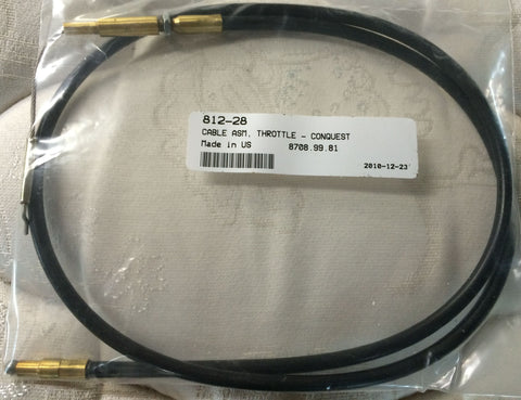 CABLE ASM, THROTTLE - CONQUEST ( 812-28 )